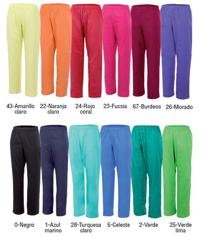 Pantalón pijama  sin cremallera colores Velilla 333