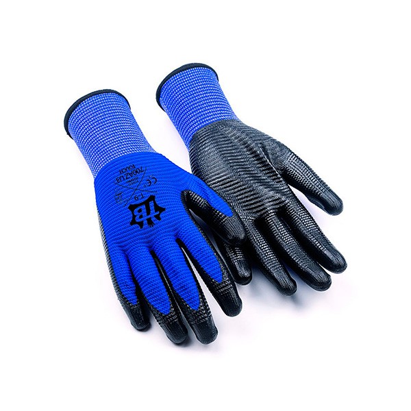 Guante poliester U3 azul 700AZ