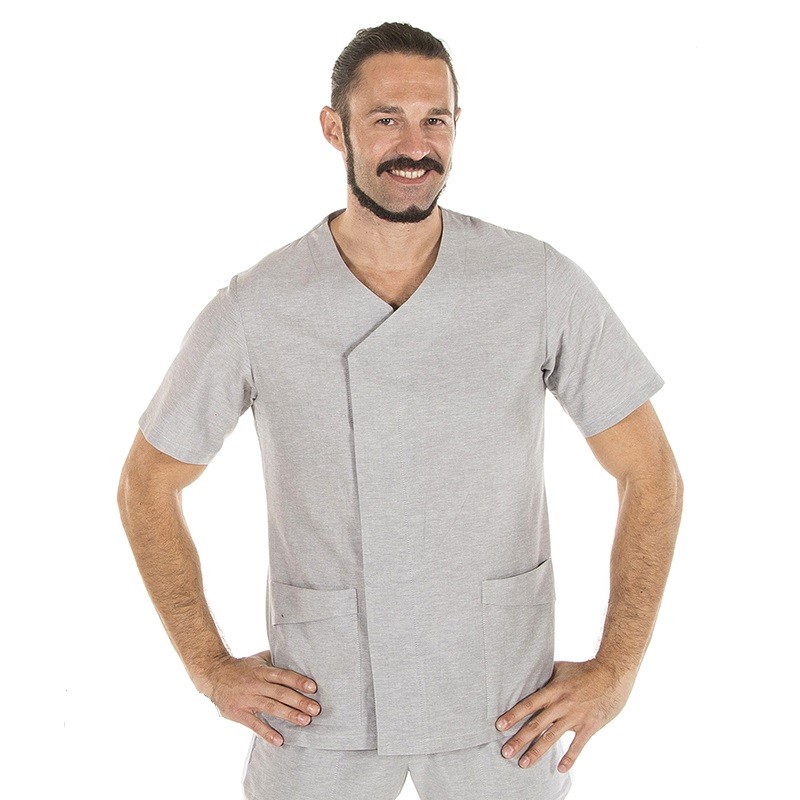 CHAQUETA SANITARIA HOMBRE BLUSA SERVICIOS ANDRE GARYS 61310