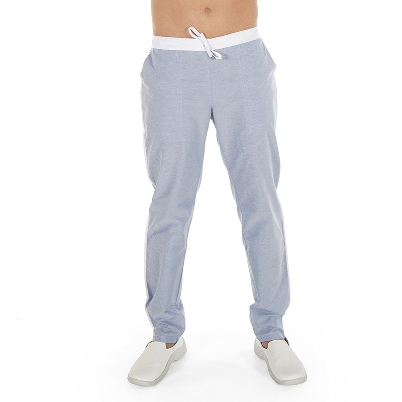 PANTALON PIJAMA SANITARIO UNISEX CON BIES Y BOLSILLOS UNISEX 70250 - PANTALON GARY´S