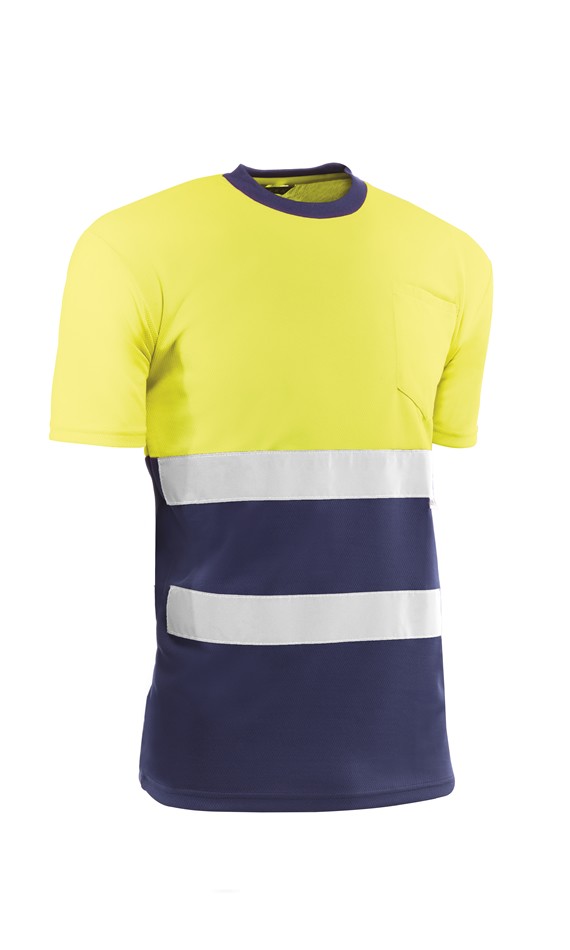 CAMISETA ALTA VISIBILIDAD JUBA AZUL