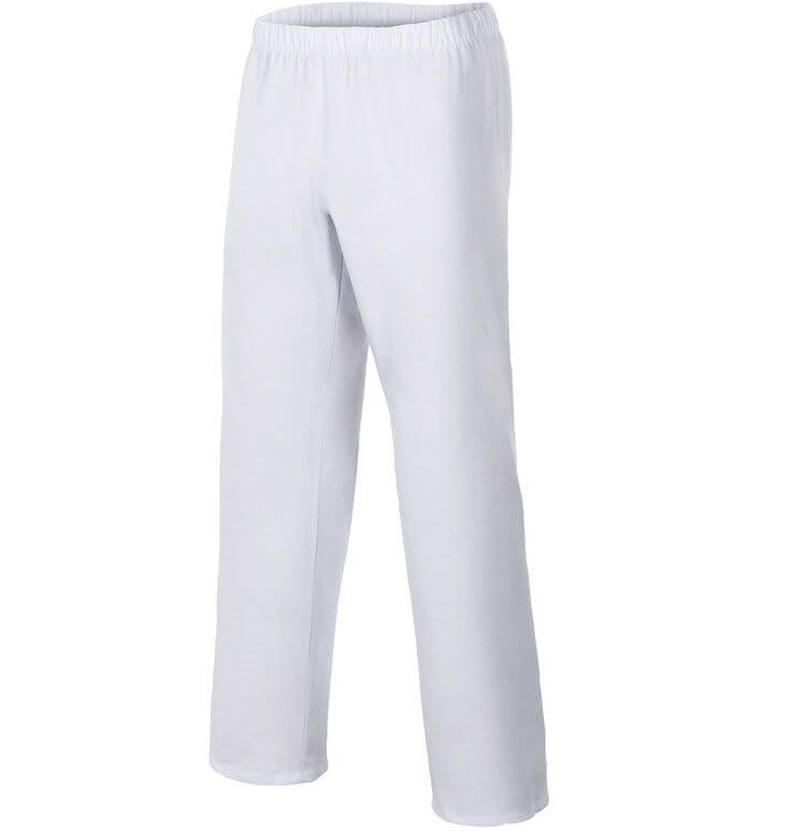 PANTALÓN PIJAMA BLANCO SIN CREMALLERA VELILLA 334
