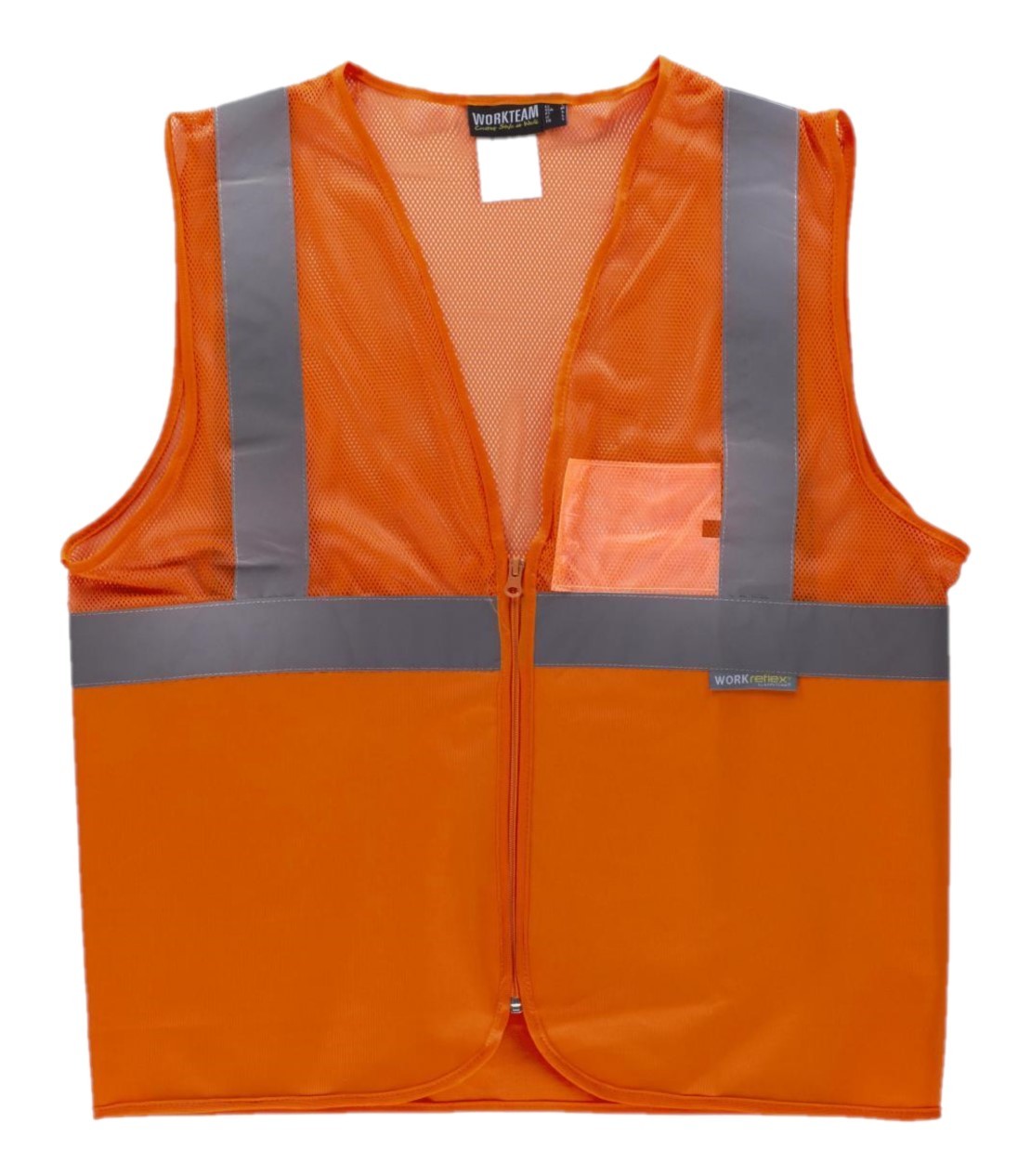 CHALECO ALTA VISIBILIDAD NARANJA REJILLA - WORKTEAM C3612