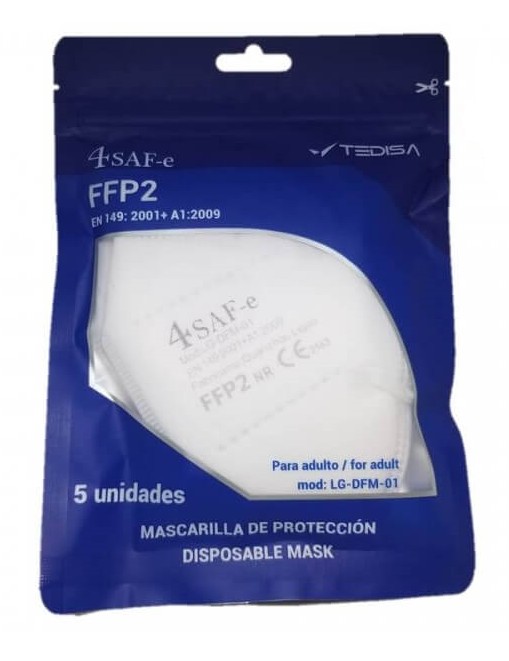 MASCARILLA FFP2 DM-5065 PACK 5 UNIDADES