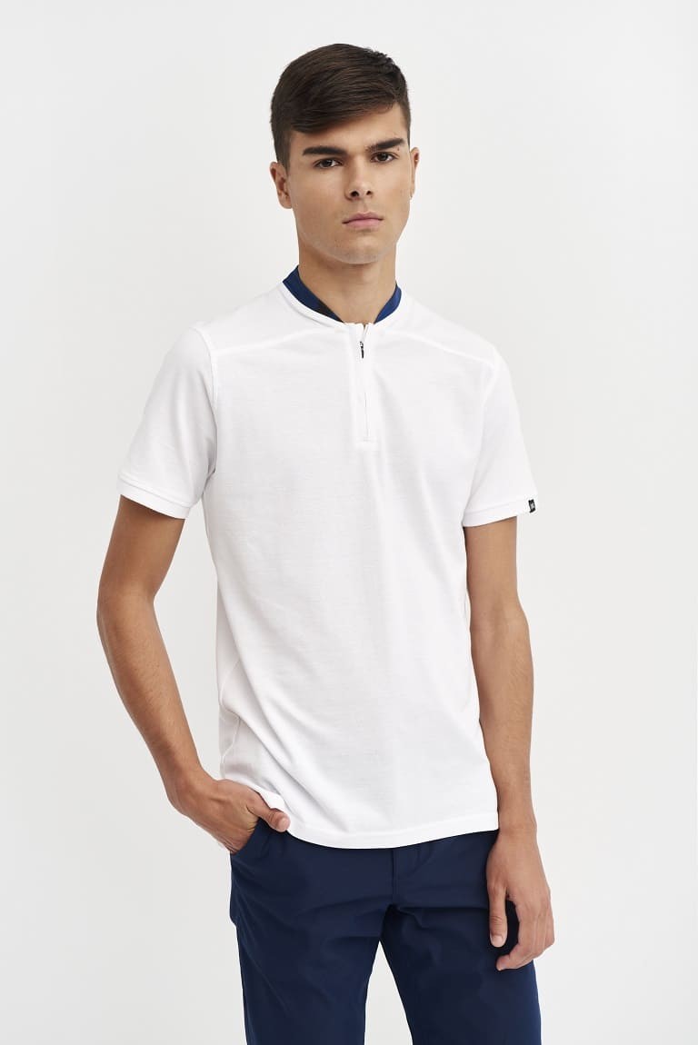 POLO CUELLO MAO Y CREMALLERA 3023